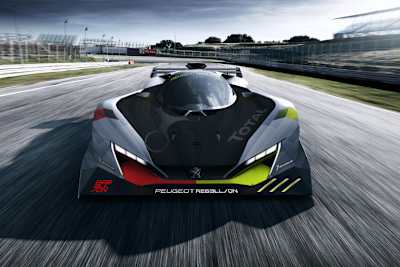 Erste Studie des Peugeot für die große Klasse der FIA WEC