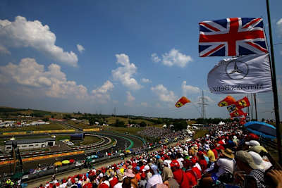 Rennatmosphäre am Hungaroring