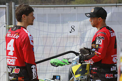 ﻿Schwerer Schicksalsschlag für Valentin Giraud (re.)