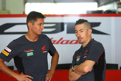 Starkes Team: Michael van der Mark mit Nicky Hayden