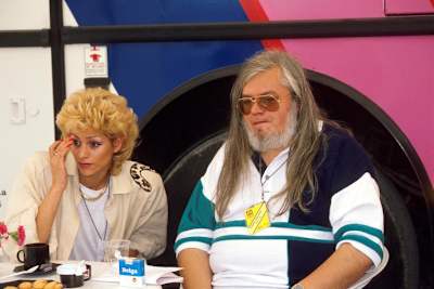 Jean-Pierre Van Rossem in aparter Begleitung