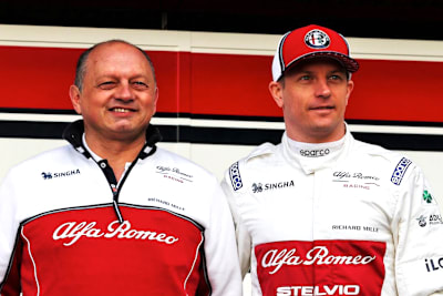 Fred Vasseur und Kimi Räikkönen