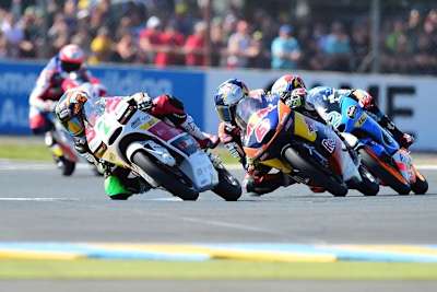 Honda-Pilot Efren Vazquez kämpfte hart gegen Jack Miller auf der KTM