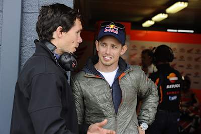 Starke Australier: Chris Vermeulen (li.) und Casey Stoner