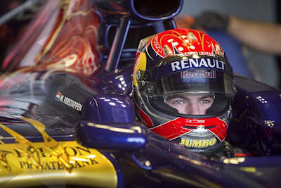 Max Verstappen im 2012er Toro Rosso