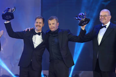 Sebastian Vettel und Kimi Räikkönen  