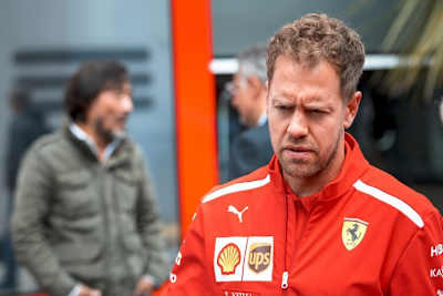 Sebastian Vettel vor seinem ersten Ferrari-Test in Fiorano