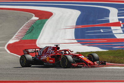 Sebastian Vettel in Singapur 2018