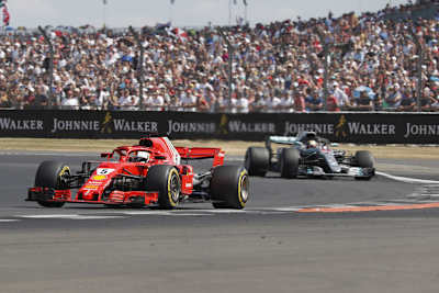 Sebastian Vettel und Lewis Hamilton