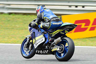 Xavi Vierge auf der Mistral 610 mit Kayaba-Suspension