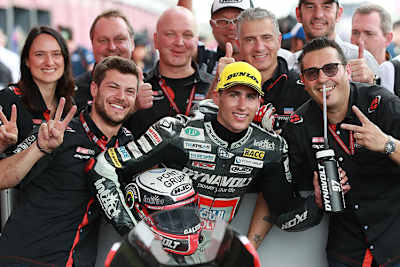 Xavi Vierge mit dem Team Dynavolt Intact GP