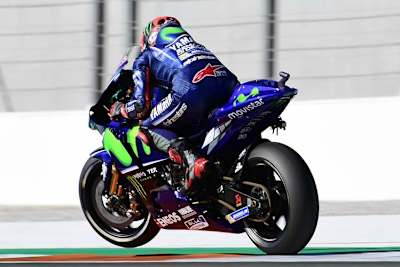Maverick Viñales in Valencia