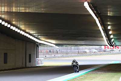 Typisch Motegi: Maverick Viñales im Tunnel