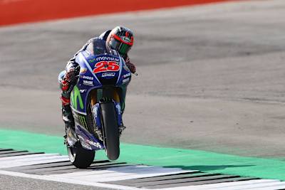 Maverick Viñales in Silverstone
