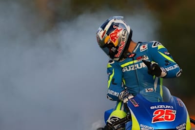 Viñales in Jerez: Rauch war bisher ein ständiger Begleiter von Suzuki