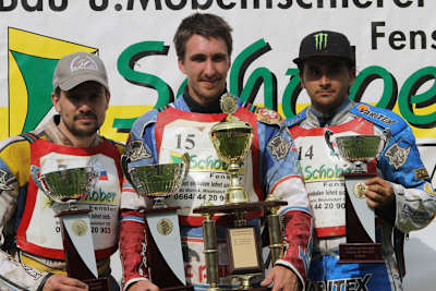 Die Top-3 von Mureck: Martin Voldrih, Martin Malek und Joszef Tabaka (v.l.)