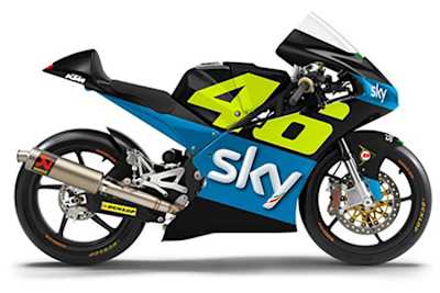 In diesem Design werden die KTM-Bikes von Fenati, Migno und Bulega in Valencia gehalten sein