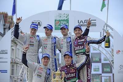 Das siegreiche VW-Team