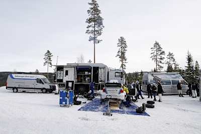 Volkswagen-Test in Schweden