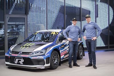 Petter Solberg (li.) und Johan Kristoffersson