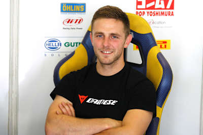 Kevin Wahr mit guter Laune in Zolder