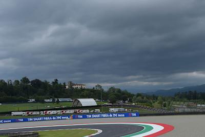 Am Montag machte das Wetter in Mugello den Moto2- und Moto3-Piloten einen Strich durch die Rechnung