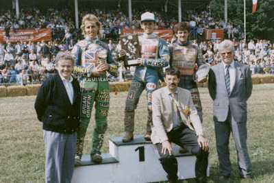 Illustre Sieger: Simon Wigg, Jan Oswald Pedersen und Gerd Riss (v.l.)