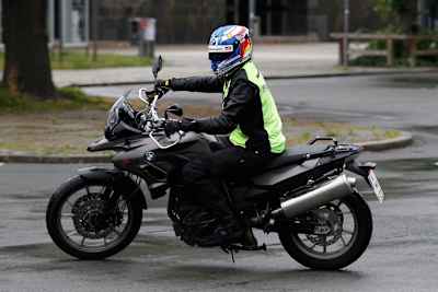 Marco Wittmann auf zwei Rädern