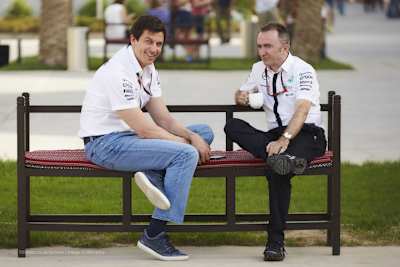 Toto Wolff und Paddy Lowe