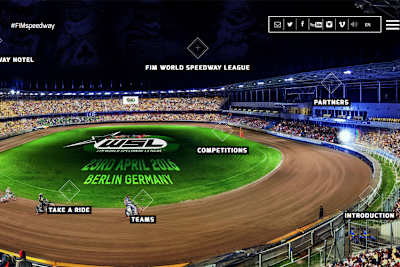 Mit diesem Stadion wird für die Speedway World League geworben