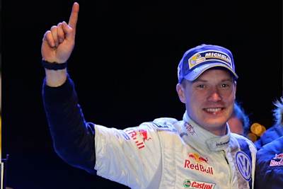 Die neue Nummer 1 – Jari-Matti Latvala gewinnt den zweiten WM-Lauf 