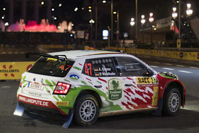 Erster Spanien-Start für deutsches Skoda-Team – Kremer/Winklhofer auf der Super-WP am Donnerstagabend in Barcelona