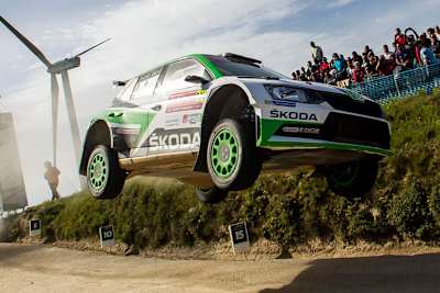 Auf dem Flug zum WRC2-Sieg – Skoda-Werksfahrer Pontus Tidemand