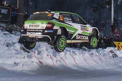 10 von 17 möglichen WP-Siegen – Skoda-Werkspilot Pontus Tidemand