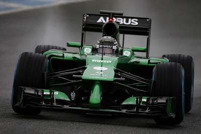 Die Caterham-Nase gilt allgemein als die hässlichste im Feld