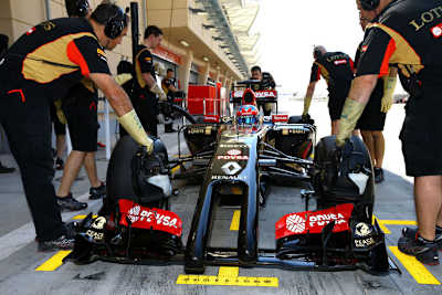 Romain Grosjean hatte schon früh Feierabend