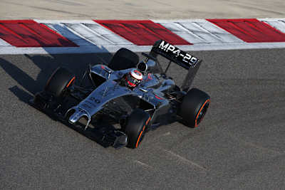 Kevin Magnussen konnte erst am Nachmittag ins Geschehen eingreifen