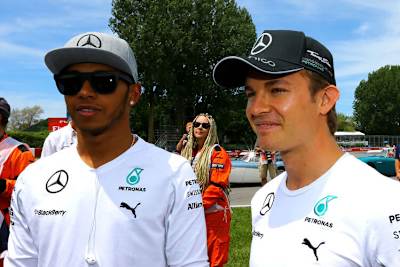 Vor den Rennen waren Nico Rosberg und Lewis Hamilton noch siegessicher