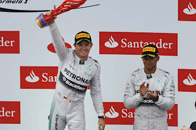 In Ungarn wollen Nico Rosberg und Lewis Hamilton den nächsten Doppelsieg