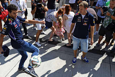 Bei Red Bull Racing stand 2014 Daniel Ricciardo im Mittelpunkt