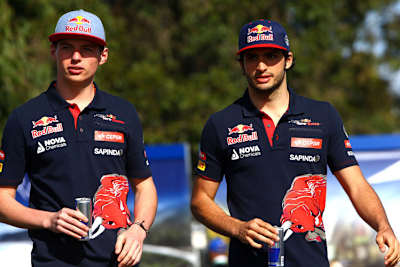 Max Verstappen und Carlos Sainz freuen sich auf ihr erstes Nachtrennen in der Formel 1
