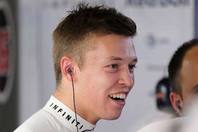Daniil Kvyat steht zum ersten Mal vor seinem Teamkollegen in der Startaufstellung 