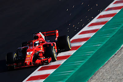 Sebastian Vettel war am siebten Testtag der Schnellste