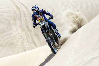 Xavier de Soultrait auf dem Weg zu seinem ersten Dakar-Sieg