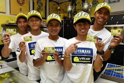 Natürlich wurde auch der offizielle VR46-Fanclub aufgesucht