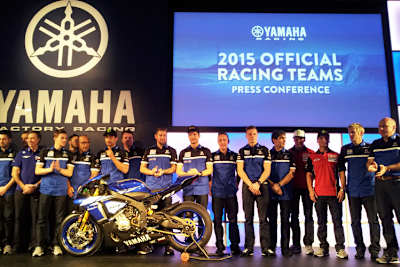 Die werksunterstützten Yamaha-Teams 2015
