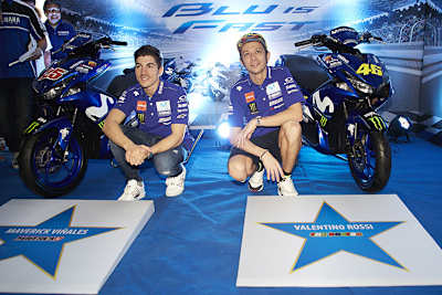 Das aktuelle Yamaha-Duo: Maverick Viñales und Valentino Rossi