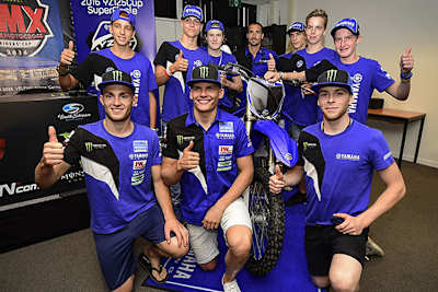 Yamaha präsentierte in Assen das Team für den SMX Riders’ Cup am 8. Oktober