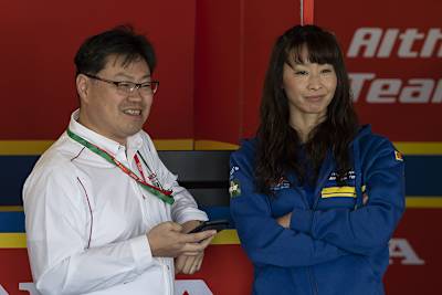 Soichi Yamana (li.) und Midori Moriwaki