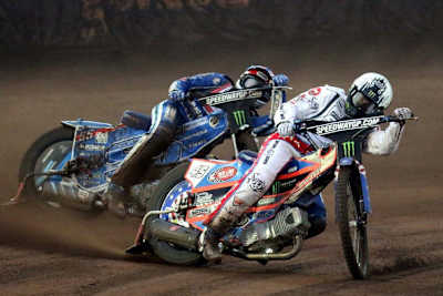 Greg Hancock vor Matej Zagar